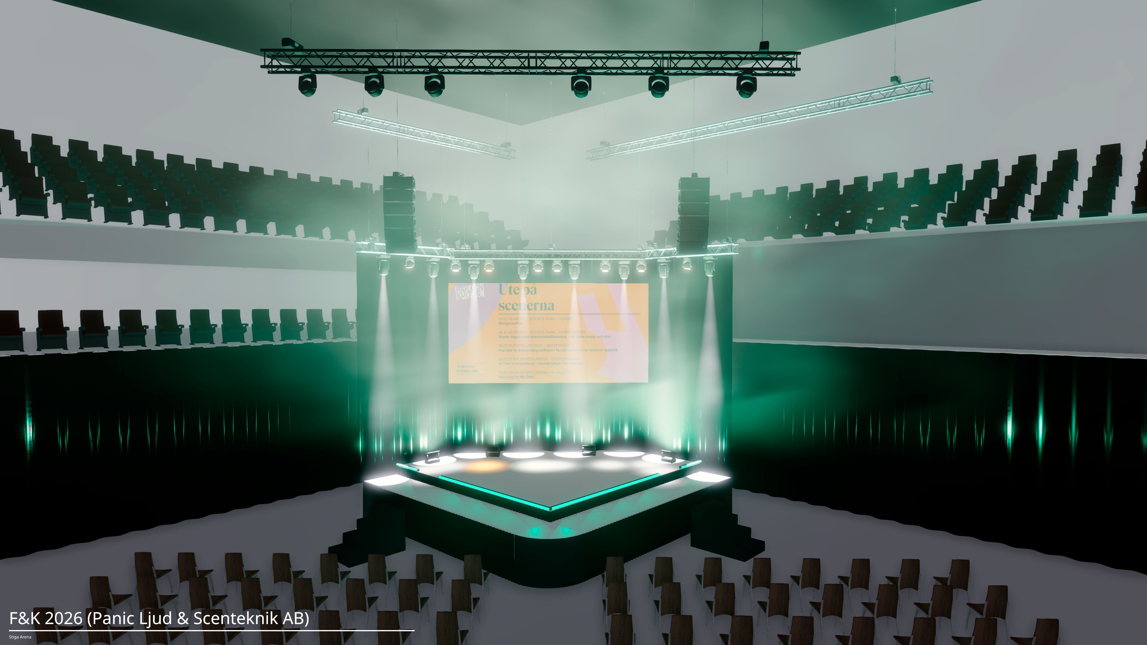 3D-visualisering ljusdesign 1